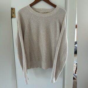 Treasure & Bond Light Cream Knit Sweater